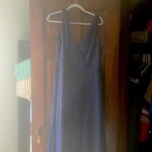 David’s bridal Bridesmaid Dress Dark Blue Navy
